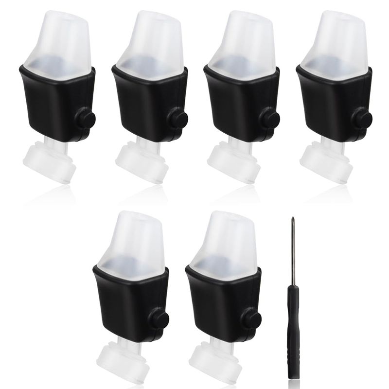 Bean Hopper Lid - TFORU-6 個アクセサリースパウトコンティゴ用、ソフト蓋交換部品コンティゴオーブリー用シリコンマウスピース 14 オンス/20 オンス
