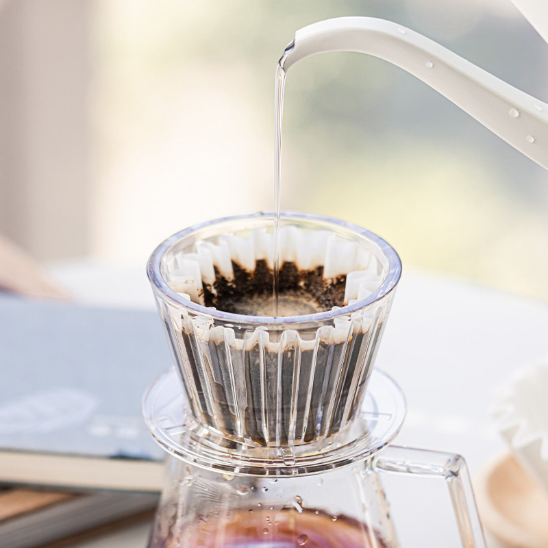 ウェーブコーヒードリッパークリスタルアイ注ぐコーヒーファンネ - Coffee Equipment V60 のレビューと価格