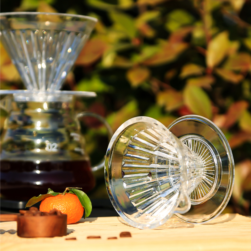 クリスタルアイドリッパー 1-4 カップガラス遅い醸造アクセ - Coffee Equipment V60 のレビューと価格